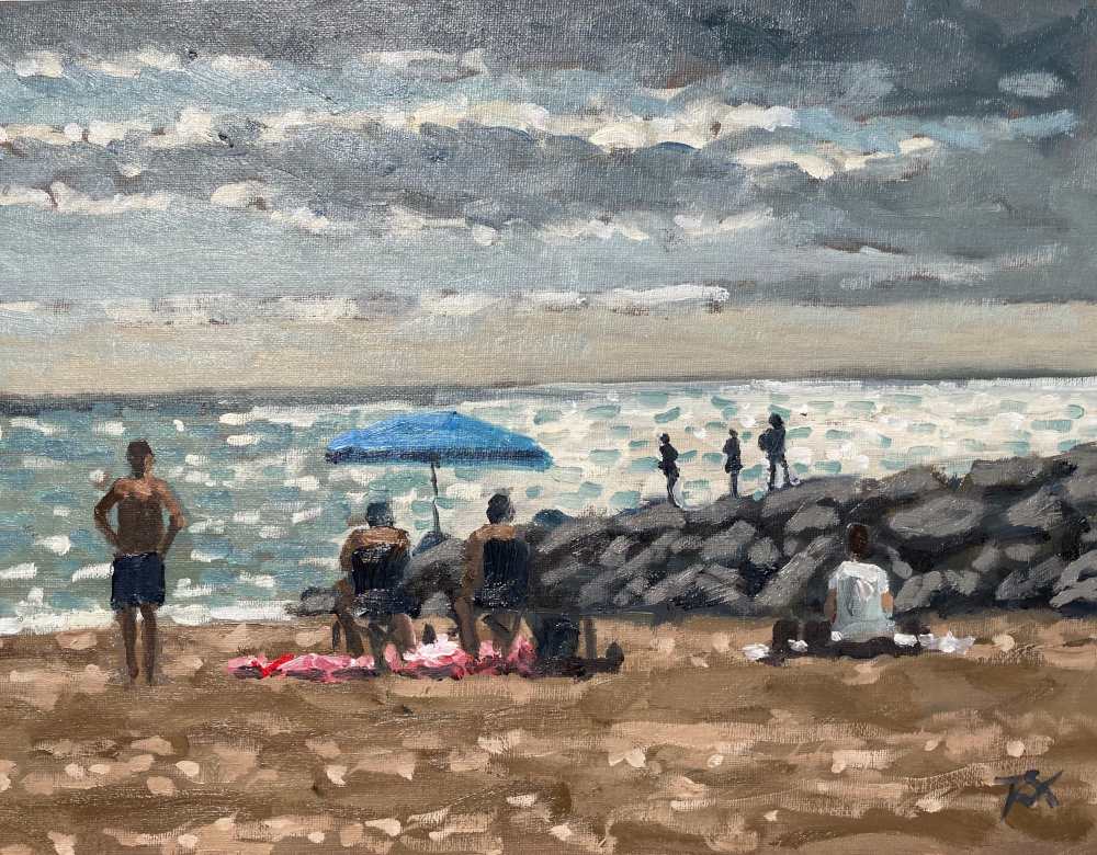 Rottingdean Beach evening light