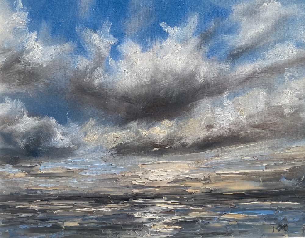 Sea with Rising Clouds